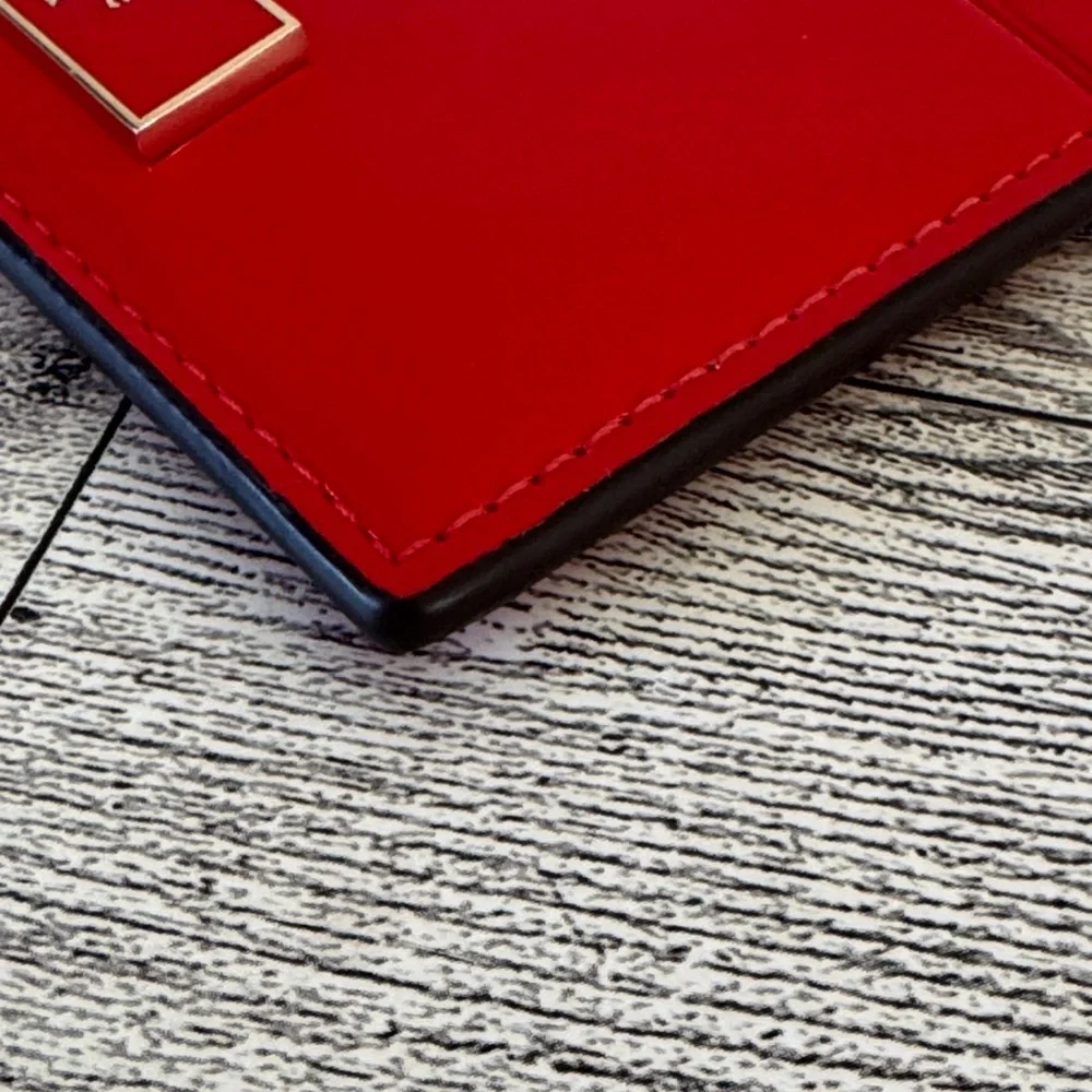 Kate Spade Bridget Red Patent Slim Card Wallet NWT